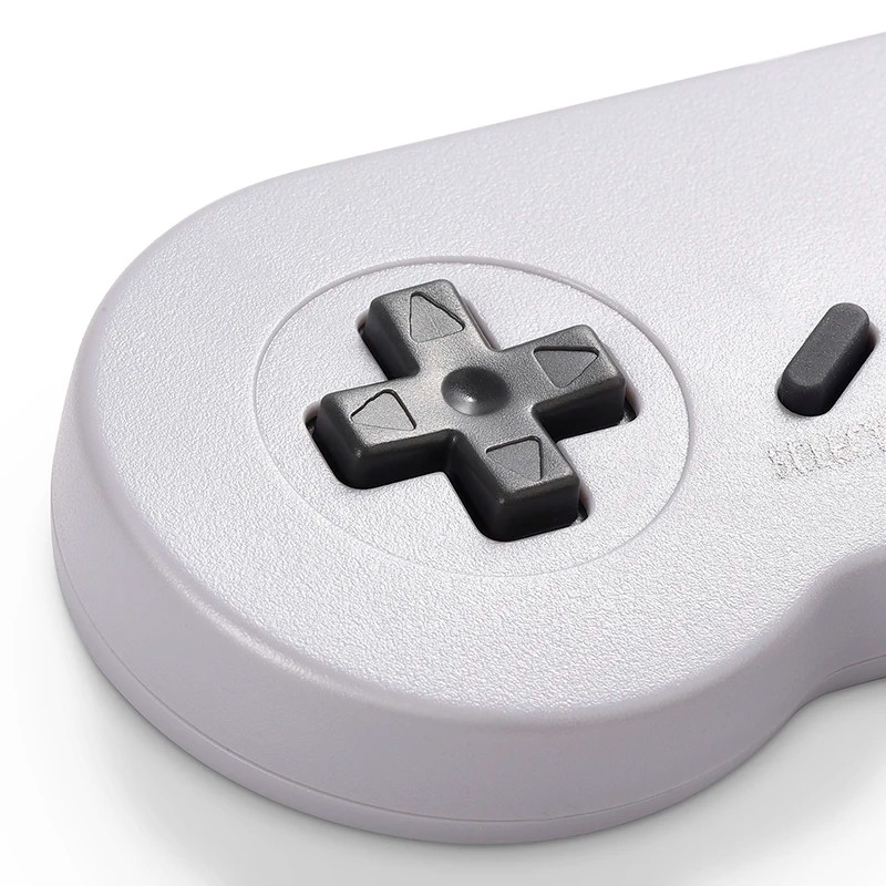 2.4GHz Wireless SNES Controller Gamepad + USB Receiver Compatible with