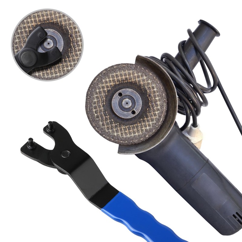 KINMINGZHU Adjustable Pin Wrench for Angle Grinder Machine,Grinder Spanner ​Wrench