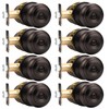 Probrico Privacy Door Knobs Door Handles, Interior Door Knobs Keyless