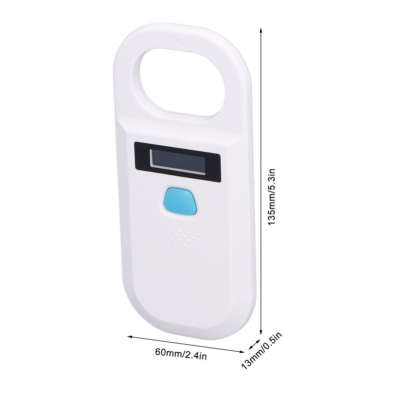 Microchip Reader Scanner 134.2KHZ 125KHZ USB Rechargeable Handheld Pet Tag