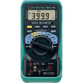 Kyoritsu KEW 1009 Digital Multimeter Voltage Meter AC/DC Resistance Continuity Diode Test Capacitance Frequency Gray