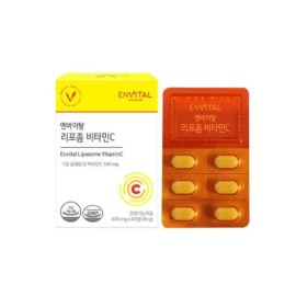 Dietary Supplement, enbaital ripojom Vitamin C Mini Size 600mg 60 Tablets for daily wellness routines, capsules powder or sticks, Korean Import, and