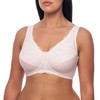 frugue Women's Post Surgery Bra with Pockets Posture Support Corrector