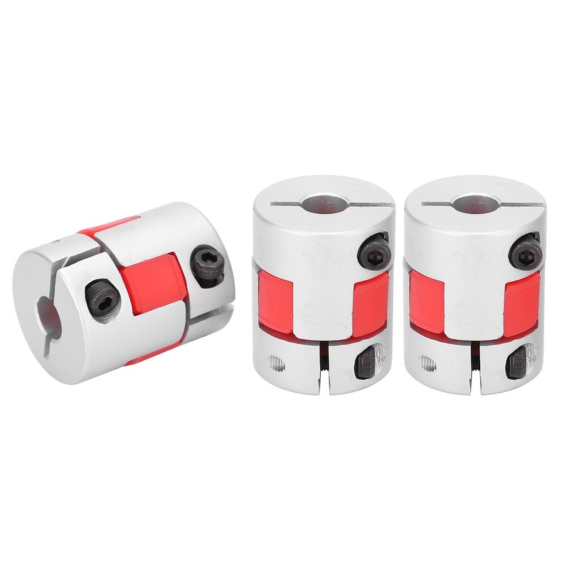 3Pcs Flexible Coupler Aluminum Alloy Ball Screw Coupling Kit Motor