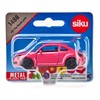 siku 1488, VW The Beetle, Metall/Kunststoff, Pink, Öffenbare Türen, Aufkleberbogen