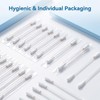 Care Cleansing Swabs,100 Pcs Disposable Saline Solution Swabs