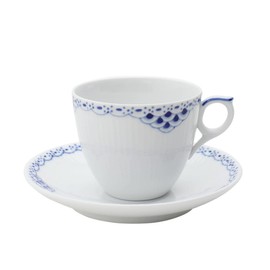 Royal Copenhagen Princess 1104071 Coffee Cup & Saucer, 6.1 fl oz (180 ml)