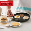Modern Innovations 4-Cup Nonstick Egg Frying Pan with Lid, Fried