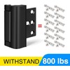 DUOSI Reinforced Home Security Door Lock Bracket with 8 Screws