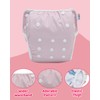 ALVABABY Swim Diapers 3pcs Baby & Toddler Snap One Size
