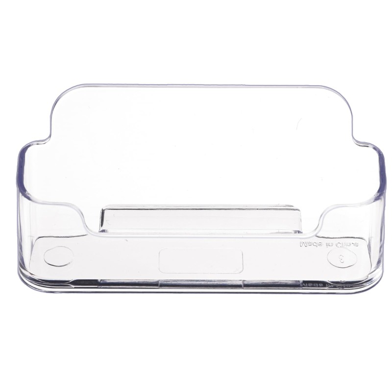 16pcs Plastic Business Card Holder, 3.8x1.4x1.8" (L x W x