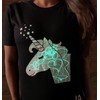 Illuminated Apparel Unicorn Interactive Glow in The Dark T-Shirt (3-4