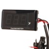 Motorcycle Water Temperature Gauge Ultra Thin LCD Display ABS Housing