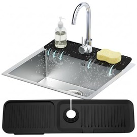 Experimenta la confort con Linda's Essentials: Producto diseñado para MANTÉN TU ENCIMERA SECA: Nuestro tapete de silicona para el fregadero de la cocina está diseñado.