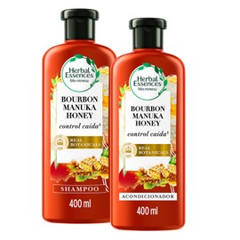 Pack Herbal Essences Bíorenew Shampoo Y Acondicionador Bourbon & Manua Honey De 400ml