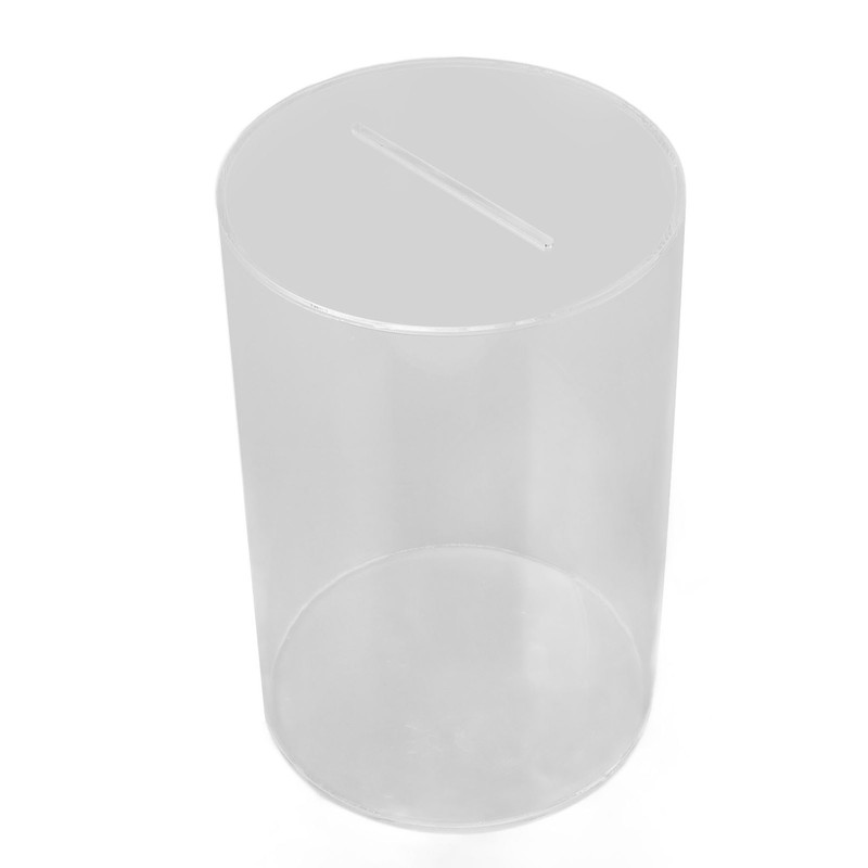 Clear Money Bank Large Capacity Drop Resistant Transparent Ballot Tip