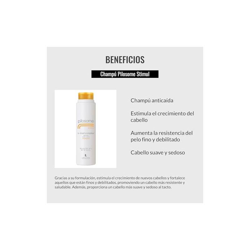 Lendan Pilosome Stimul Anti Hair Loss Shampoo with B-Trixil Complex,