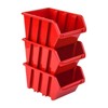 PAFEN NP4 Storage Box Storage Box Stacking Box Red