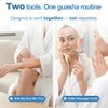 Gua Sha Facial Tools & Face Roller Set, Stainless Steel