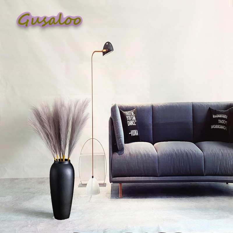 Artificial Faux Pampas Grass 8 Pcs Fake Artificial Adjustable Pampas