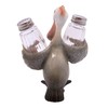 3-Piece Pelican Salt & Pepper Shaker Holder, Nautical Kitchen Accessory,