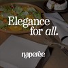Disposable Cloth-Like Paper Napkins, 200 Pack 12" x 17" Linen-Feel