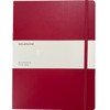 Moleskine X-Large Ruled Notebook, Red/Dark Pink