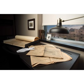 Gaylord Archival Tan Newspaper Preservation Box - 15W x 22L x 2"H