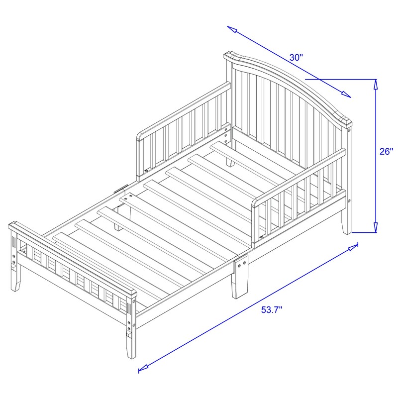 Lennox Furniture Toddler Bed Tuscany Esspresso 113328TP.02