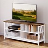 ChooChoo Farmhouse TV Stand for TVs up to 60 Inch,