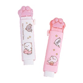 Cute Cat Design Case, Eraser, Set of 2, Correction Stationery, Cute Stationery, Cats, Stationery, Accessories, Cat Legs, Elementary School, Middle School, High School Students, College Students,