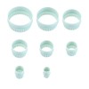 ANCLLO 8 Pieces Cookie Mold Set, Double Sided Pastry and