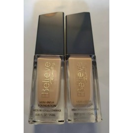 2 Pack~ IVORY~Believe Beauty Skin Finish Foundation Pump Bottle~NEW