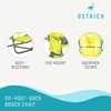 Ostrich On Your Back Backpack Beach Chair with Face Hole