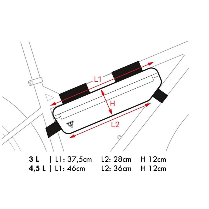 Topek Midloader 4.5L Frame Bag