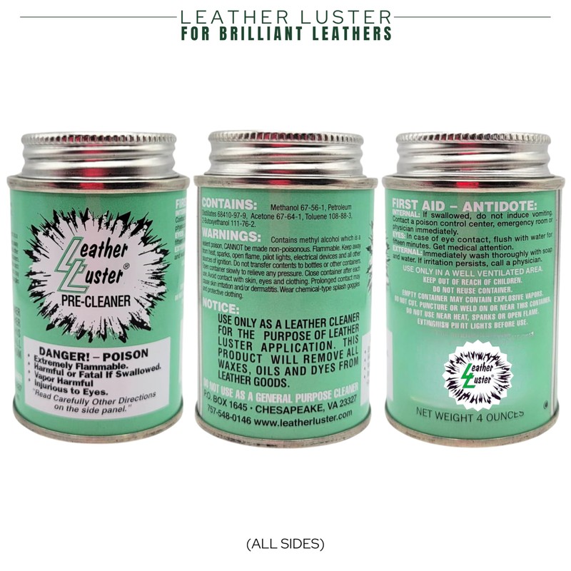Leather Luster Patent Leather Polish, Cleaner and Conditioner | Made