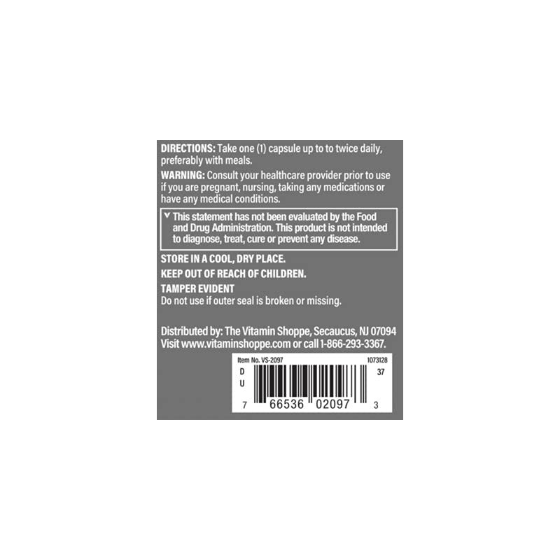 The Vitamin Shoppe Saw Palmetto Berries 540MG (100 Capsules)