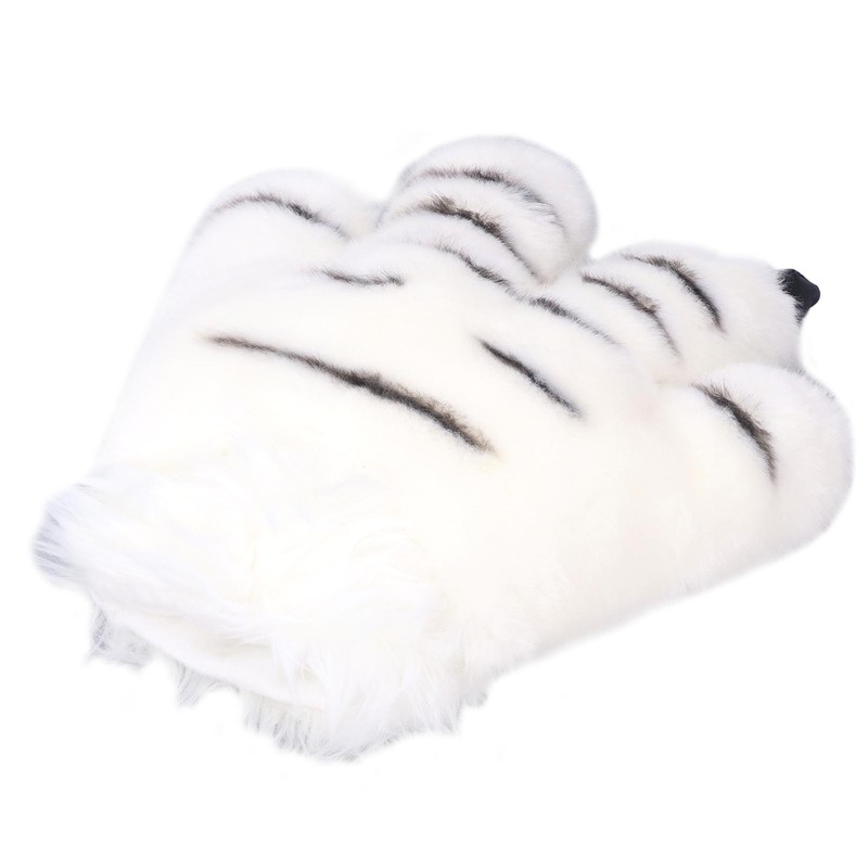Simulation Animal Claw Gloves Cute Tiger Claw Plush Gloves Werewolf