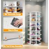 Mishukaze Rotating Shoe Rack 7 Tier Rotating Shoe Rack Freestanding