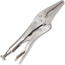AERZETIX - C68487 - Vise Pliers with Extended Beak Serrated Jaw - Length 225 mm - Self-Locking Adjustable Multifunction Quick Release Pliers - Carbon Steel