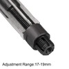 sourcing map Adjustable Hand Reamer 17-19mm High Speed Steel H8
