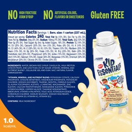 BOOST BOOST KID ESSENTIALS 1.0, Vanilla Vortex 24 x 8 fl oz carton