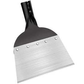 Xrten Outdoor Garten Reinigungsschaufel, Multifunktional Gartenwerkzeug, Gartenschaufel Jäten Schaufel Stahl Flache Schaufel, Unkrautwerkzeug Schaufel für Garten, Haus, Bauernhof (21cm)