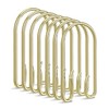 12 Pack Double Shower Curtain Hooks Rings,TENOVEL Double Sided Shower