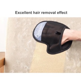 CyunCmay 2 PCS Electrostatic Pet Hair Removal Glove, Reusable Pet Hair Removal Tool for Dogs/Cats, Ergonomic Cat Grooming Glove for Furniture Clothes Bed Sheets Couch Carpet Car Seat