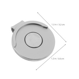 KOMBIUDA Metal Hat Clip Magnetic Golf Holder Clip for Caps Pants Gloves Belts