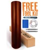 Copper Satin Chrome Car Wrap 25ft x 5ft with Tools