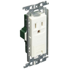 Panasonic WTF11313WK Embedded Ground Outlet with Metal Frame, White