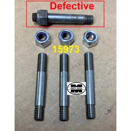 Meyer E-58H Pump Studs 15973 w/nuts replace defective studs Genuine Meyer