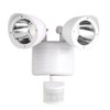 Outdoor Waterproof Double Lamp Head 22 LED Solar Power PIR